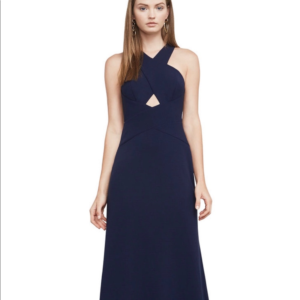 BCBG cocktail dress in color navy